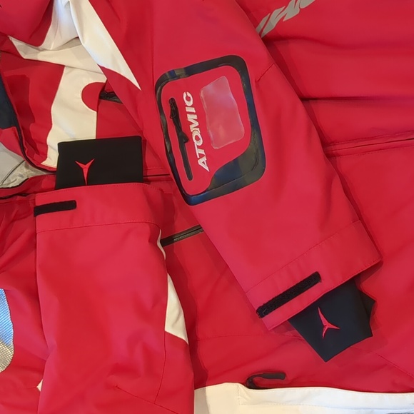 Atomic Men's Ski Jacket Large Red and Black - Picture 10 of 17